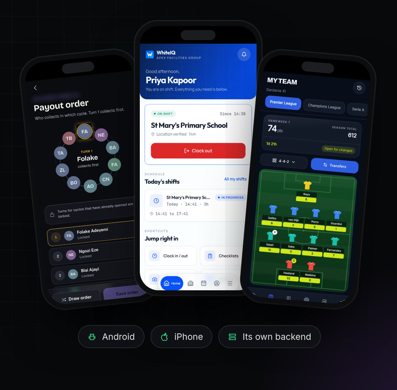 Native phone apps built with Nexugen